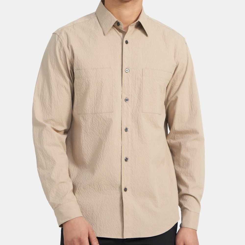 Theory Irving 2P Spring Ripstop Beige Stone XL